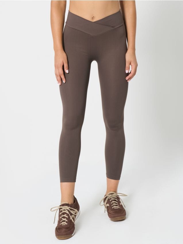 Sinsay - Športové legíny - kávová