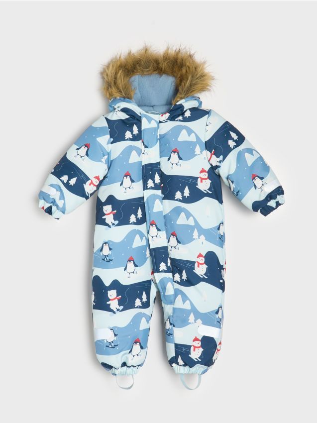 Sinsay - Salopetă de iarnă căptușită - multicolor