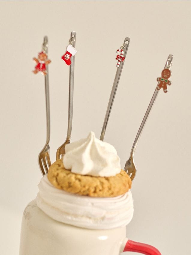 Sinsay - Vidličky 4 Pack - strieborná