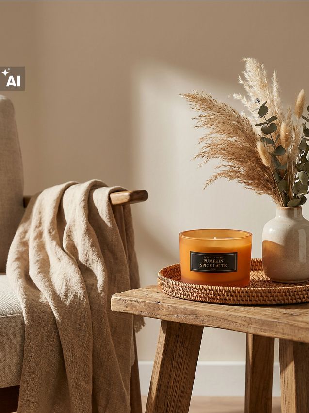 Sinsay - Mirisna svijeća s tri fitilja Pumpkin Spice Latte