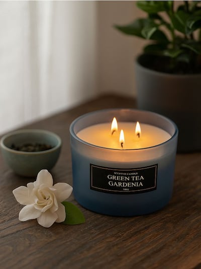 Lõhnaküünal Green Tea Gardenia