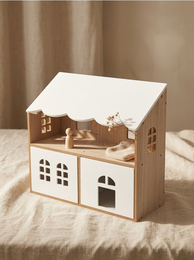 Sinsay - Raft în formă de casă cu sertare - alb