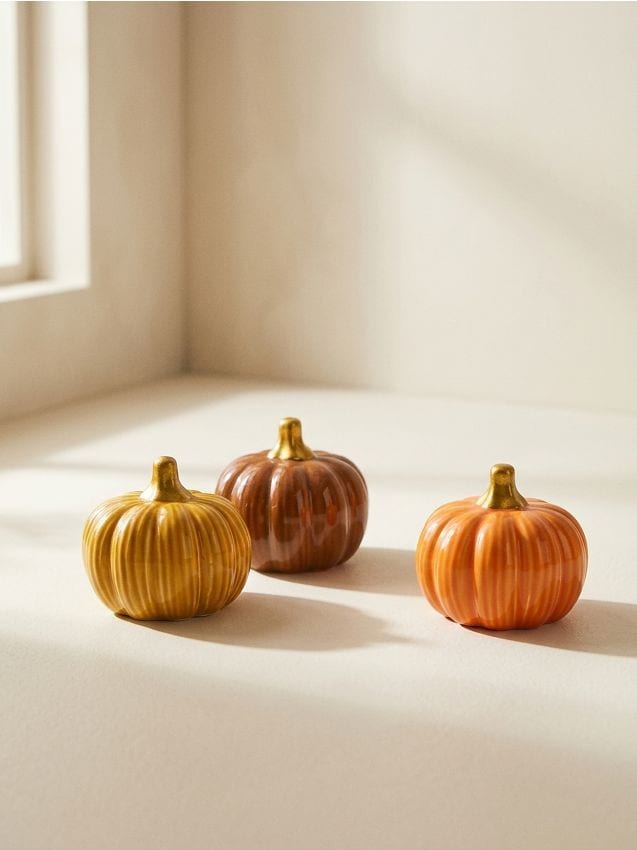 Sinsay - Decorațiuni stative în formă de dovleac 3 pack - multicolor