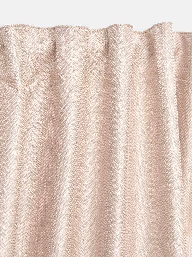 Sinsay - Draperie blackout pe bandă cu model chevron - nude