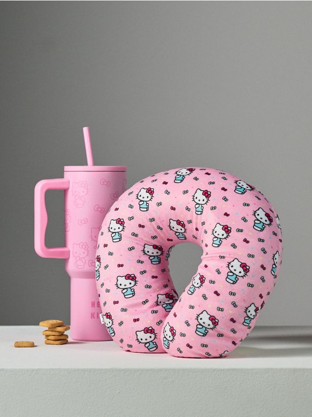 Sinsay - Pernă de călătorie pentru gât Hello Kitty - roz