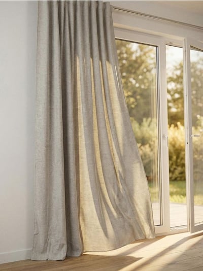 Zavesa na traku s kristali