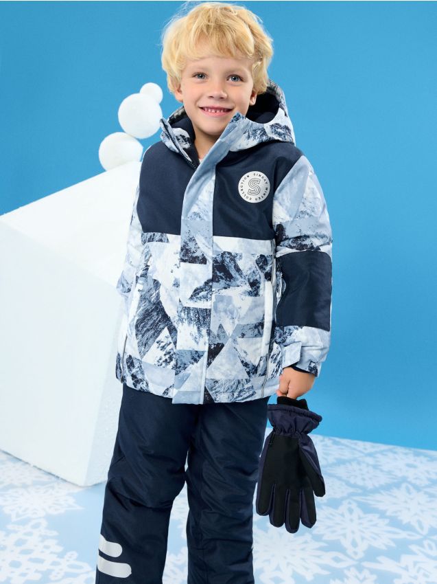 Sinsay - Bunda s kapucňou - tmavomodrá