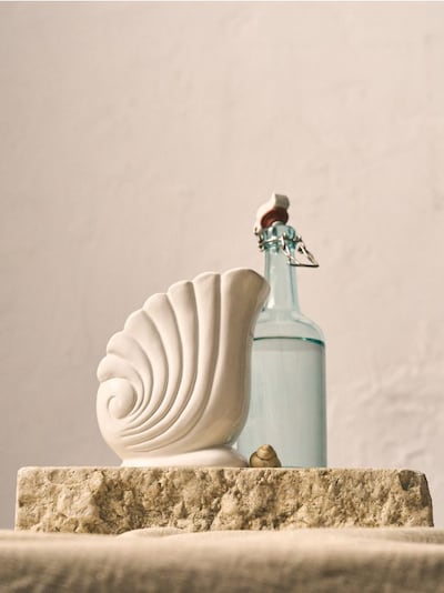 Wazon w kształcie muszli