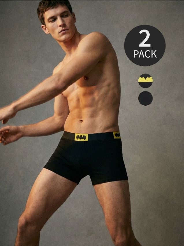 Sinsay - Bokserki Batman 2 pack - czarny
