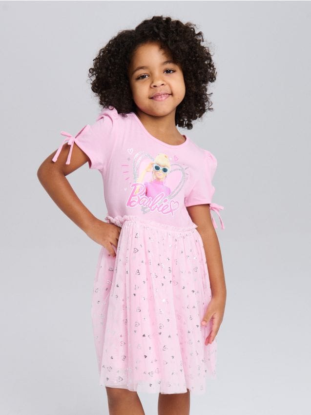 Sinsay - Rochie mini Barbie - roz-pastel