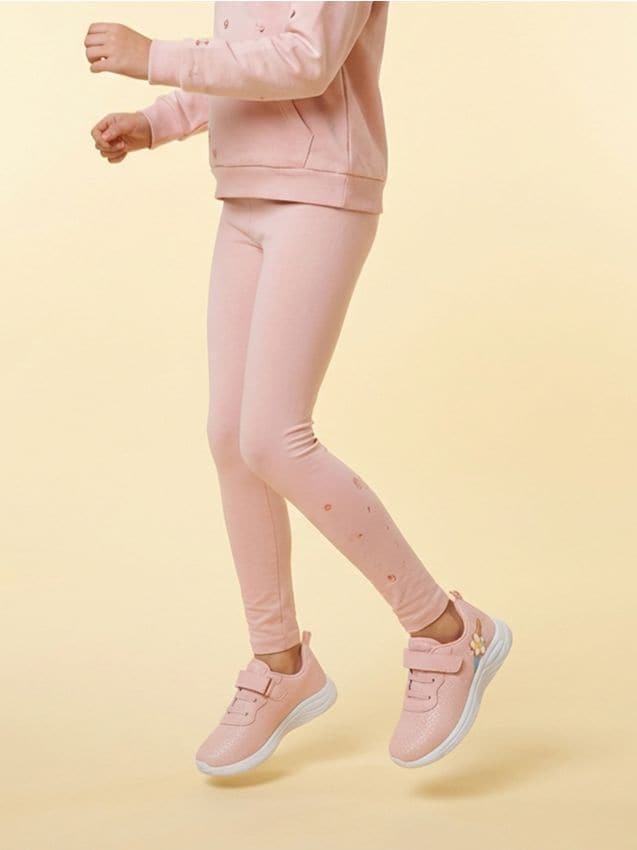 Sinsay - Tenși cu scai și motiv floral - roz