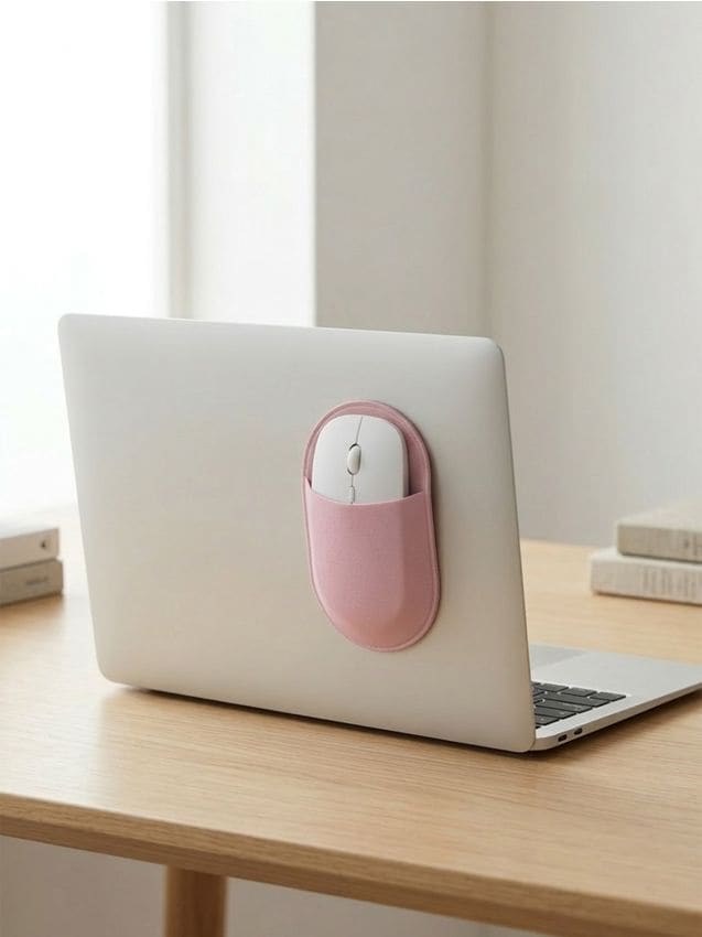 Sinsay - Husă pentru mouse de calculator - roz-pastel