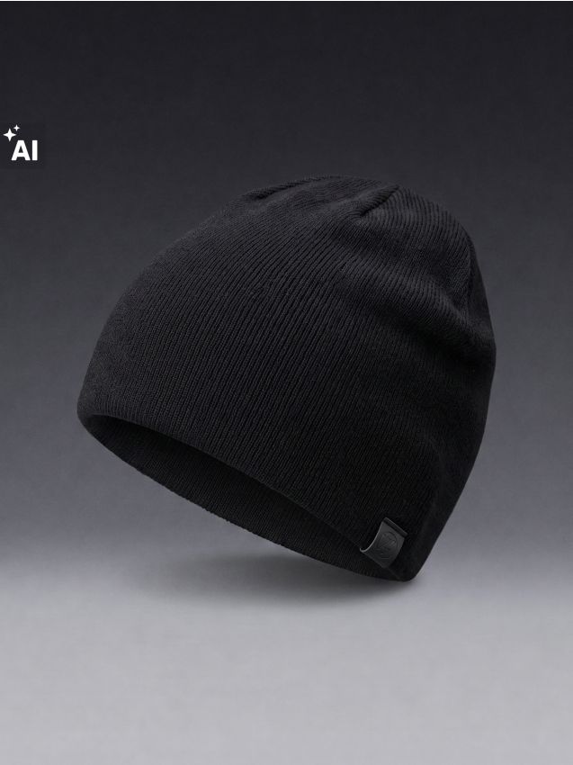 Sinsay - Căciulă Beanie cu amestec de vâscoză - negru