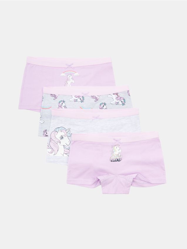 Sinsay - Majtki 4 pack My Little Pony - wielobarwny