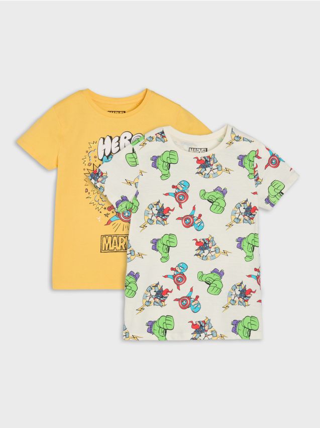 Sinsay - Set de 2 tricouri Marvel - multicolor