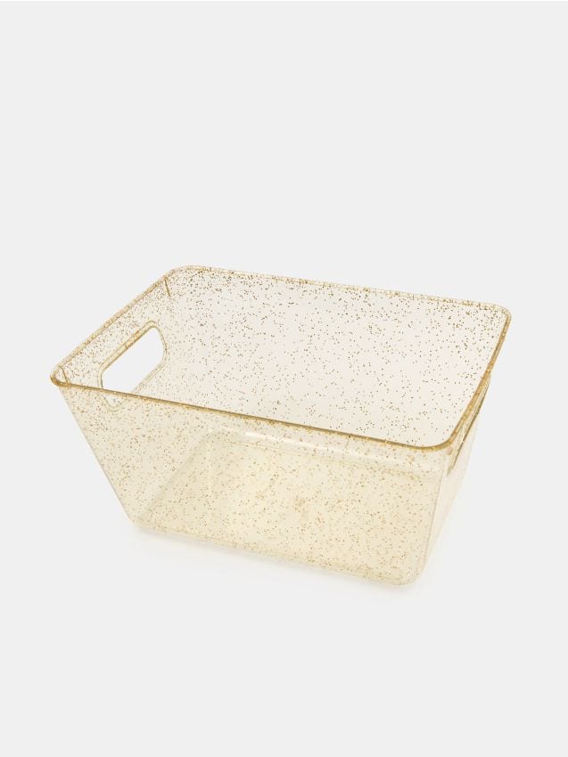 Sinsay - Cutie de depozitare cu mânere - auriu