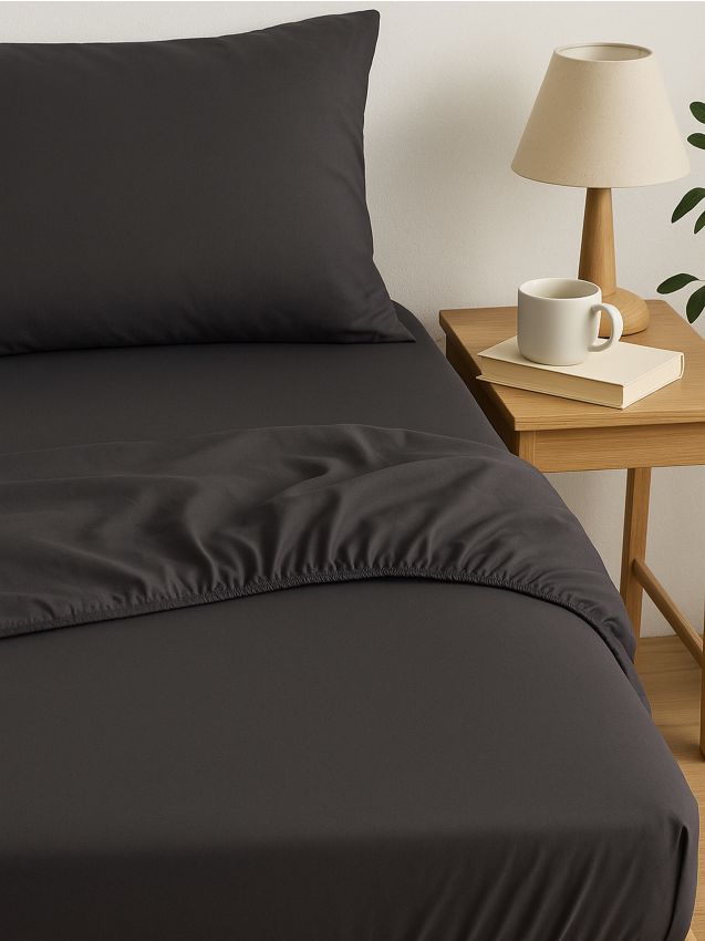 Sinsay - Pernă decorativă împletită cu modele - gri-închis