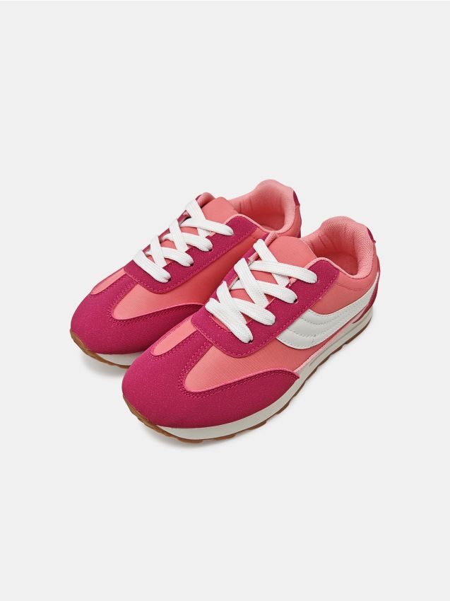 Sinsay - Tenși sport cu inserții contrastante - roz