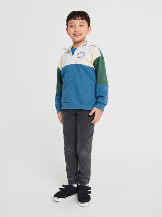 Sinsay - Blugi jogger - gri