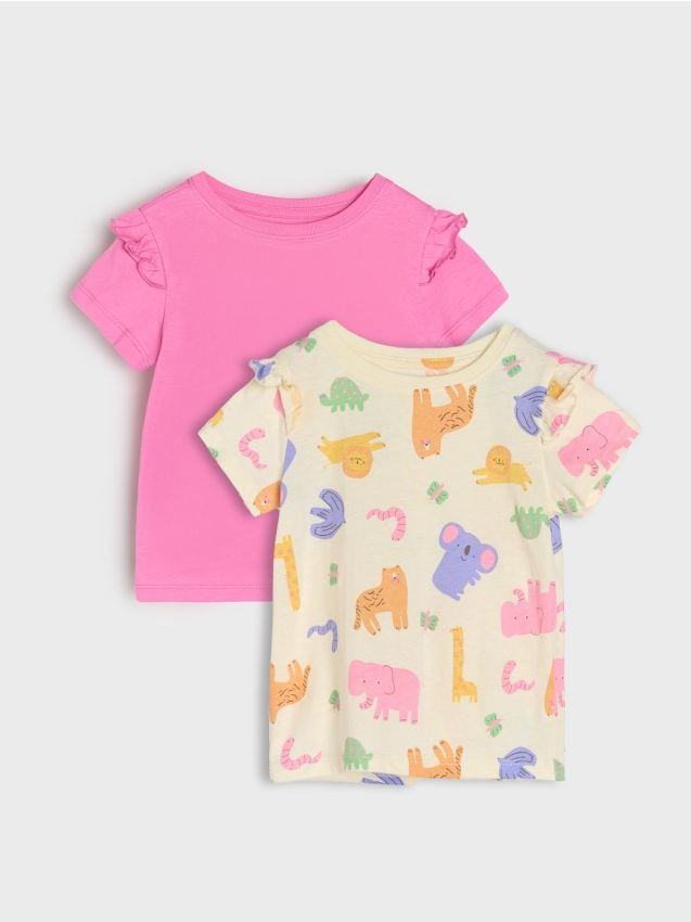 T-Shirts, 2er-Pack - SINSAY
