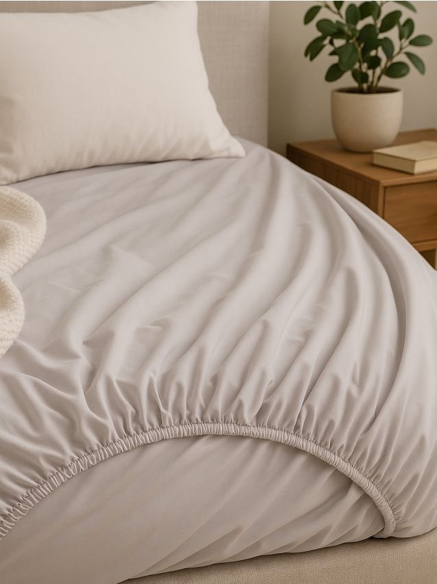 Sinsay - Pernă decorativă împletită cu modele - gri deschis