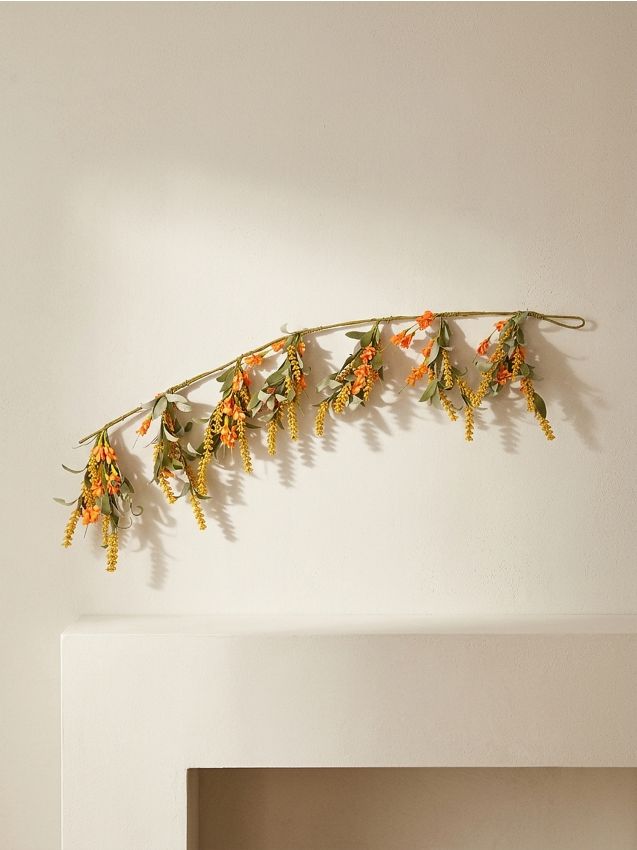 Sinsay - Ghirlandă decorativă de toamnă cu flori - multicolor