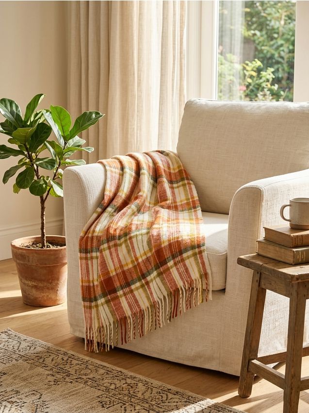 Sinsay - Pătură cu franjuri - roșu-aprins