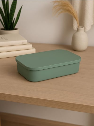 Scatola portaoggetti con coperchio