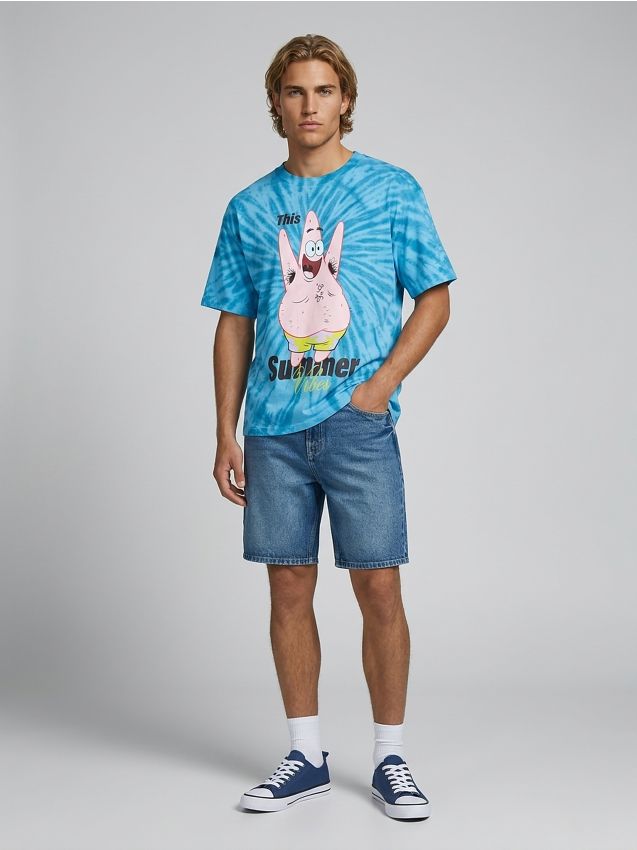 Sinsay - Tricou din bumbac cu imprimeu SpongeBob - multicolor