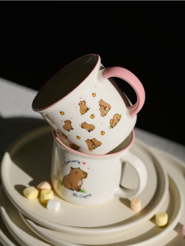 Sinsay - Keramický hrnček s uškom - hnedá