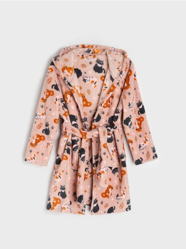 Sinsay Sinsay - Ρόμπα με κουκούλα - μπεζ