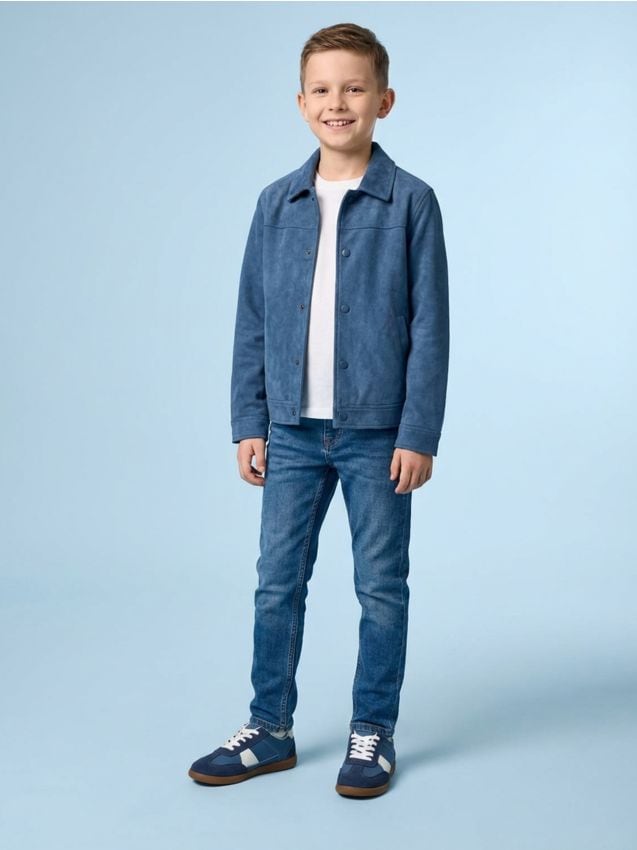 Sinsay - Sneakers cu șireturi - bleumarin