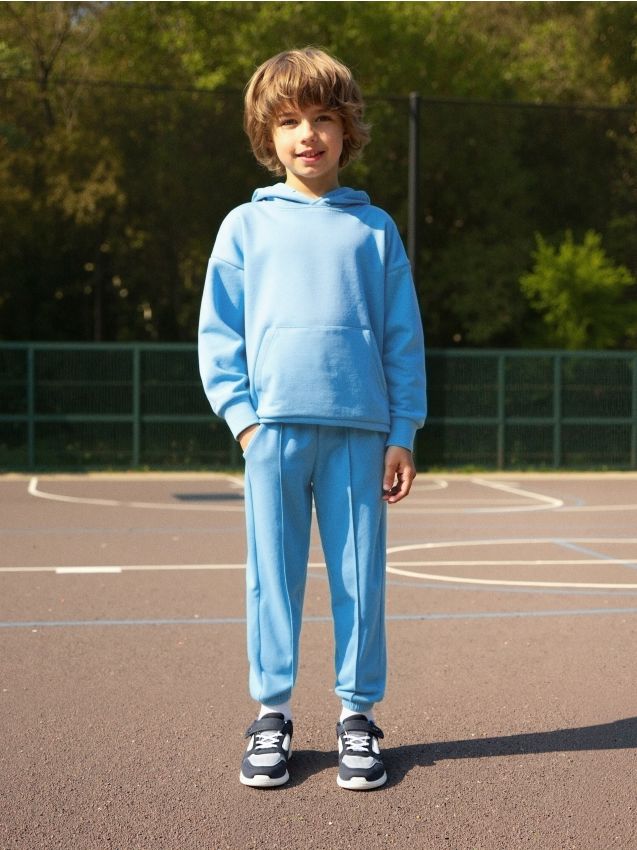 Sinsay - Pantaloni de trening tip jogger - light blue