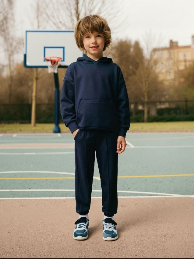 Sinsay - Pantaloni de trening tip jogger - bleumarin
