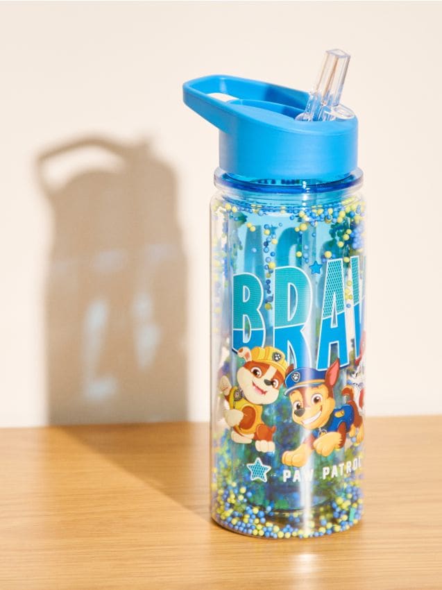 Sinsay - Sticlă de apă cu mâner și pai PAW Patrol - multicolor