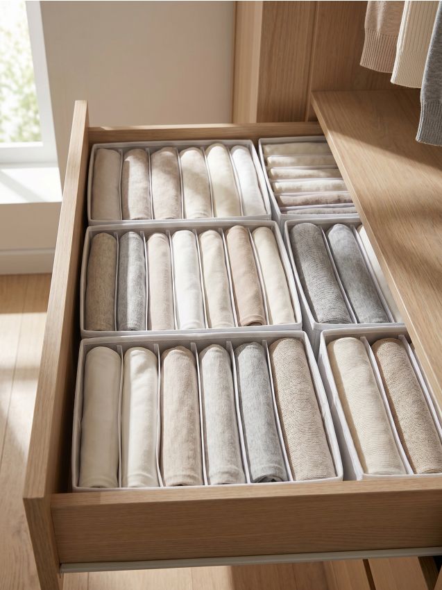 Sinsay - Set de organizatoare pentru sutiene 2 pack - alb