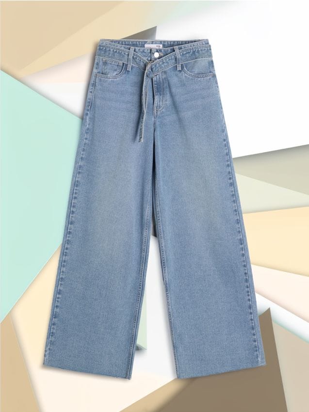 Teksapüksid wide leg - SINSAY