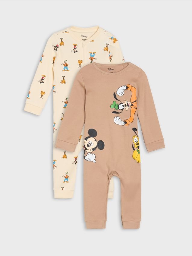 Sinsay - Set de 2 salopete Mickey Mouse - maro