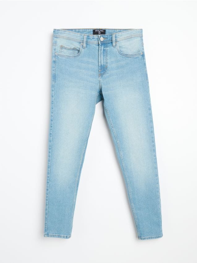 Sinsay - Džínsy slim fit - modrá