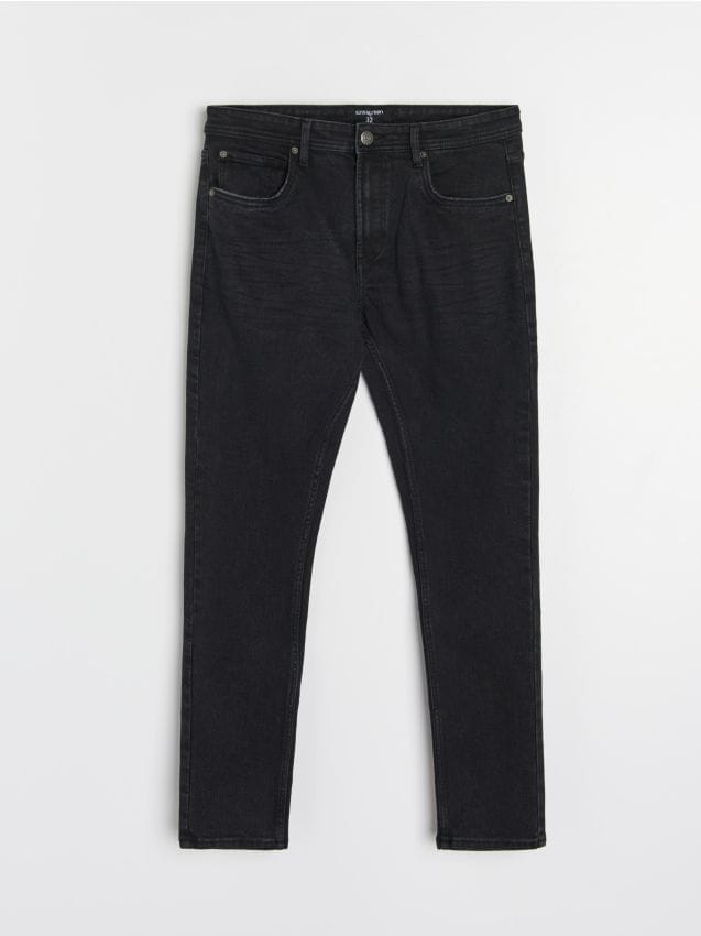 Sinsay - Džínsy slim fit - čierna