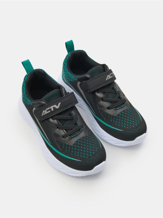 Sinsay - Pantofi sport cu elemente reflectorizante Active - verde