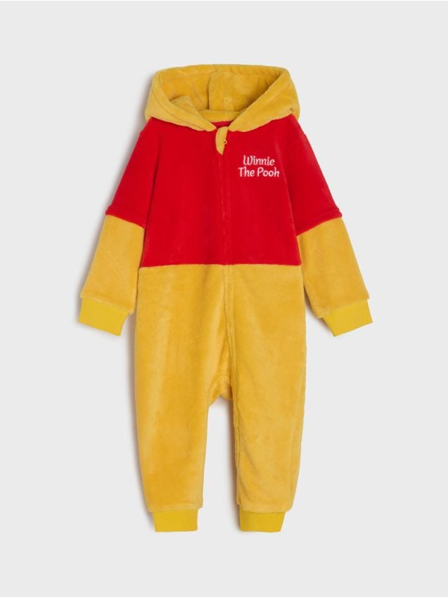 Sinsay - Salopetă cu aplicație 3D Winnie the Pooh - galben