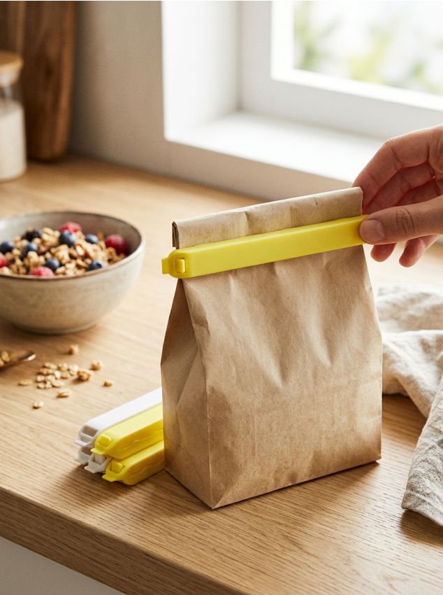 Sinsay - Set de 6 cleme pentru pungi alimentare - multicolor