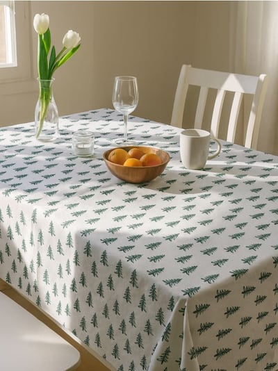 Τραπεζομάντιλο με χριστουγεννιάτικο μοτίβο