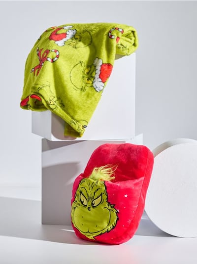 Coperta e scaldapiedi Grinch