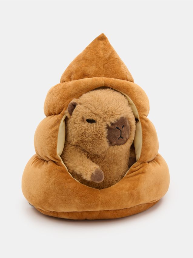 Sinsay - Sada plyšová kapybara s domčekom - hnedá