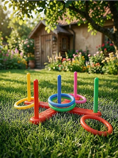 Gyűrűdobó ügyességi játék 12 pack