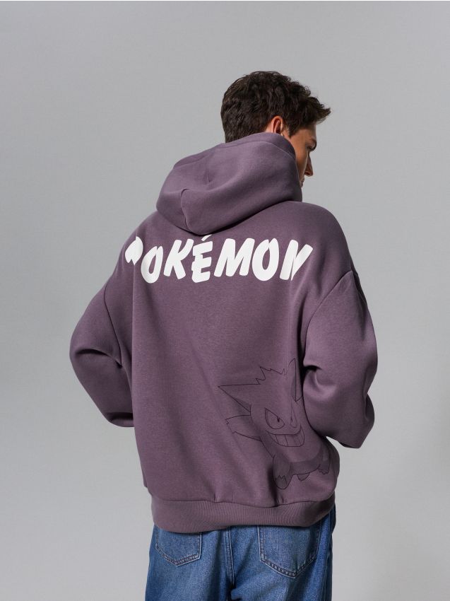 Sinsay - Hanorac cu imprimeu Pokemon - violet