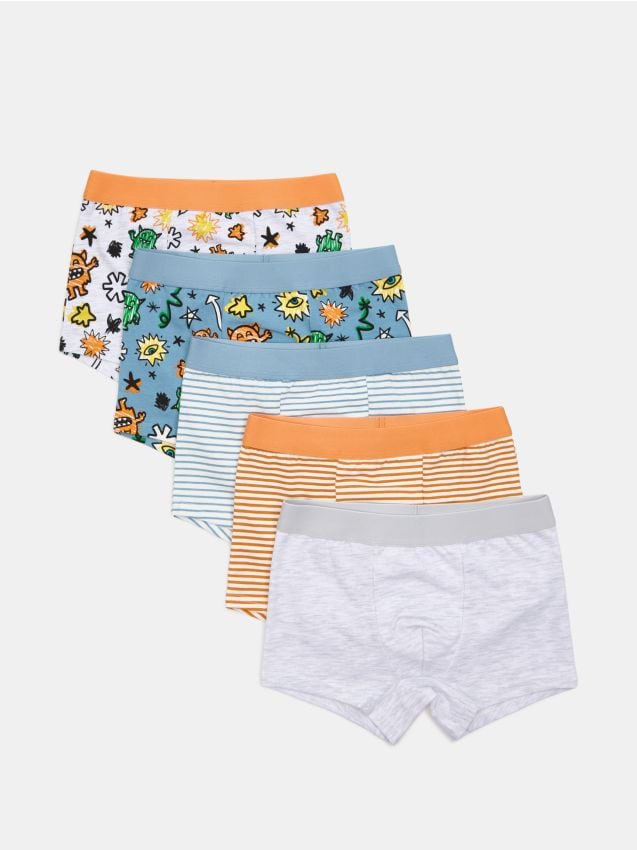 Sinsay - Boxeri din bumbac, set de 5 - multicolor