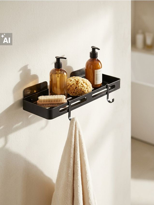 Sinsay - Raft suspendat pentru baie - negru